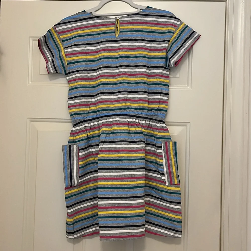 Nautica Girl's Stripe Patch Pocket Dress/NWT/L (12/14)
